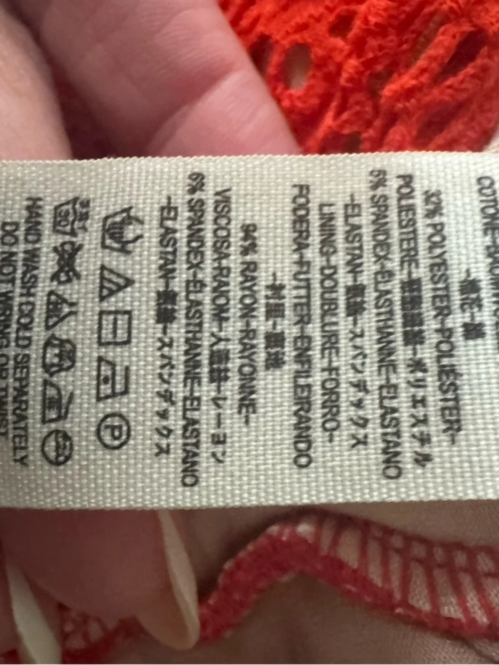 Free People strapless crochet
